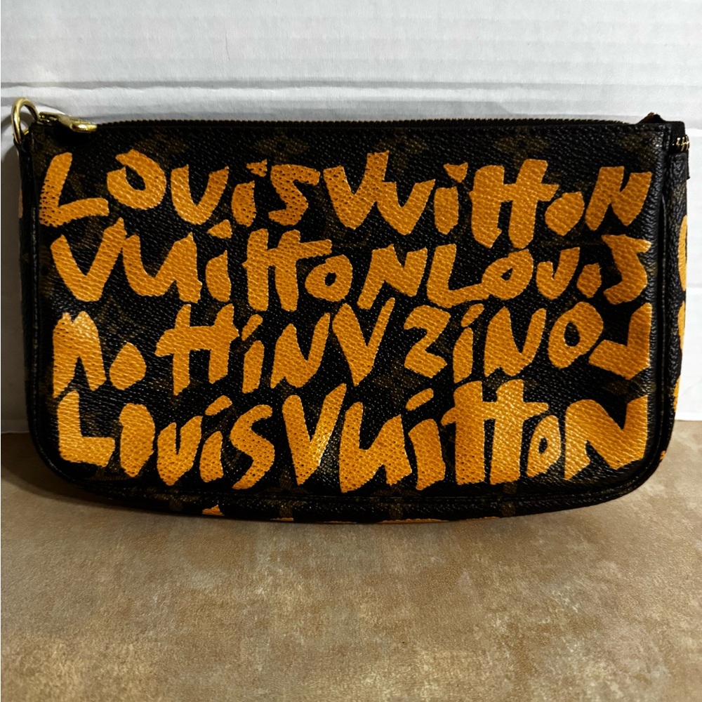 Louis Vuitton X Stephen Sprouse Monogram Graffiti Pochette
